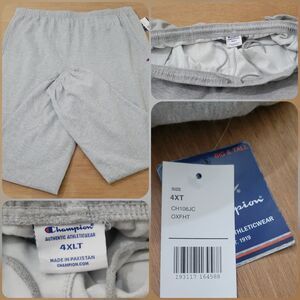 Champion Sweatpants Mens Size 4XL Tall Gray Powerfleece Athletic Loungewear